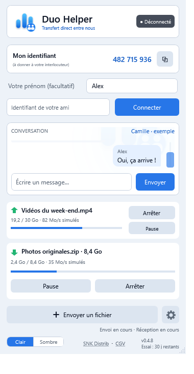 Interface Duo Helper